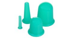 Merco Skodelice 4Pack Silikonske masažne skodelice zelene barve