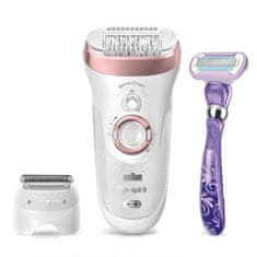 Braun Braun Silk Epil 9 SensoSmart 9870 Wet & Dry Electric Epilator 