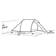 Easy Camp Vega 300 Compact šotor, moder