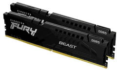 Kingston Fury Beast Black EXPO RAM pomnilnik, DDR5, 2x8GB, CL30, DIMM (KF560C30BBEK2-16)