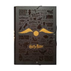 shumee Harry Potter - Mapa / mapa z elastiko A4 (24 x 34 cm)