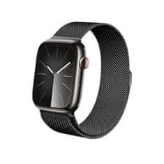 Crong Crong Milano Steel - Trak iz nerjavečega jekla za Apple Watch 42/44/45/49 mm (grafit)