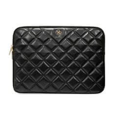 shumee Guess Quilted 4G Sleeve - etui za prenosni računalnik 15" / 16" (črn)