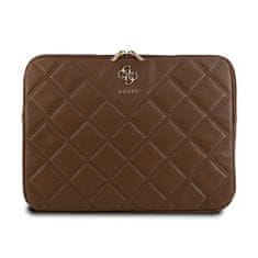 shumee Guess Quilted 4G Sleeve - etui za prenosni računalnik 13" / 14" (rjava)