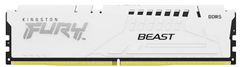 Kingston 6000 FURY Beast RAM pomnilnik, DDR5, 16GB, CL30, XMP, DIMM, bel (KF560C30BBEK2-16)