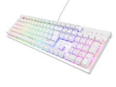 Genesis Gaming mehanska tipkovnica THOR 303/RGB/Outemu Brown/Wired USB/US layout/White