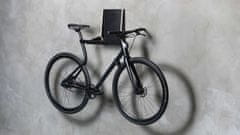 Parax L-Rack zložljiv stenski nosilec za kolo, črn