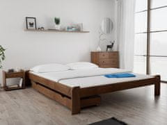 Ljubki dom Postelja ADA 180 x 200 cm hrast Posteljno dno: Lamelno posteljno dno, Vzmetnica: Vzmetnica Coco Maxi 19 cm