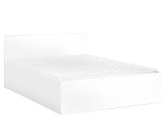 Ljubki dom Postelja SOFIA 140 x 200 cm, bela Posteljno dno: Lamelno posteljno dno, Vzmetnica: Brez vzmetnice