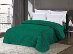 Ljubki dom Zeleno posteljno pregrinjalo z vzorcem STONE Dimenzije: 220 x 240 cm