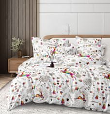 Ljubki dom Bela posteljnina iz mikrovlaken WINAR Dimenzije posteljnine: 70 x 80 cm | 140 x 200 cm