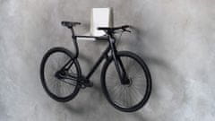 Parax L-Rack zložljiv stenski nosilec za kolo, bel