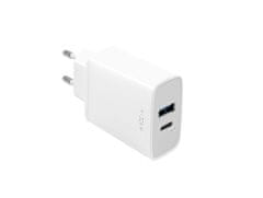 Ewent FIXED FIXC30-CU-WH S USB-C / USB PD support, 30W bel hišni polnilec