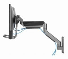 Gembird MA-WA3-01 Stenska nastavljiva roka za monitor za 3 monitorje 17"-27"