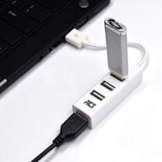 ACT AC6200 USB Hub 4 vhodi USB A 2.0, 12 cm, bel