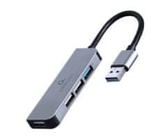 Gembird UHB-U3P1U2P3-01 4 vrata 1xUSB 3.1 + 3xUSB 2.0 aluminij