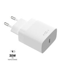 FIXED FIXED FIXC30N-C-WH potovalni polnilnik USB-C 30 W, bel