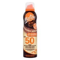 Malibu Continuous Spray Dry Oil SPF50 vodoodporno suho olje za porjavitev 175 ml