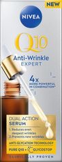 Nivea Dvojni serum proti gubam Q10 Anti-Wrinkle Expert (Dual Action Serum) 30 ml