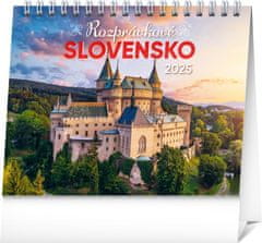 NOTIQUE Namizni koledar Fairytale Slovakia 2025, 16,5 x 13 cm