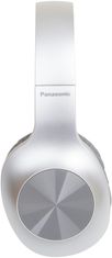 Panasonic RB-HX220BDES, brezžične slušalke, za ušesa, Bluetooth, mikrofon, XBS, 23 ur delovanja baterije, srebrne