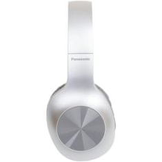 Panasonic RB-HX220BDES, brezžične slušalke, za ušesa, Bluetooth, mikrofon, XBS, 23 ur delovanja baterije, srebrne