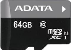 A-Data Micro SDXC Premier 64GB UHS-I + adapter SD