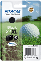 Epson črno črnilo 34XL DURABrite Ultra v enem pakiranju