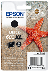 Epson siglepack, črna 603XL