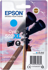 Epson enojna embalaža, cian 502XL, črnilo, XL