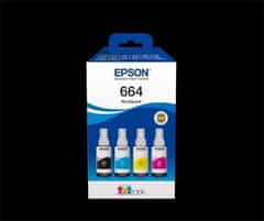 Epson Epsonova kartuša s črnilom 664/ T66464A/ EcoTank/ L120/ L310/ L305x/ L3060/ L3070/ L1300/ 4-barvni večnamenski paket