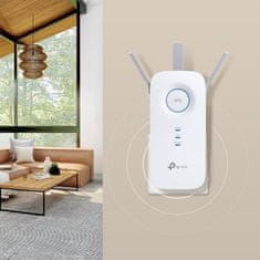 TP-Link RE550 - AC1900 Wi-Fi repetitor z visokim izkoristkom - OneMesh