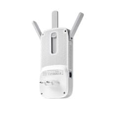 TP-Link RE450 AC1750 Wi-Fi podaljševalnik dosega, vtičnica, procesor Qualcomm, 3 zunanje antene, 1 gigabitna vrata