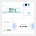 TP-Link WiFi usmerjevalnik Mercusys Halo H90X(3-pack) WiFi 6, AX6000, 1x 2.5GLAN, 2x GLAN