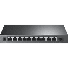 TP-Link Stikalo TL-SL1311P 8x LAN/PoE+, 2x GLAN, 1x SFP, 65W