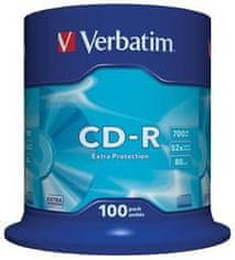 Verbatim CD-R 700MB, 52x, vreteno 100 kosov