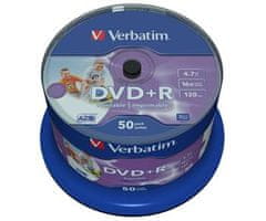 Verbatim DVD+R AZO 4,7GB, 16x, tiskalniški, vreteno 50 kosov