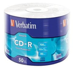 Verbatim CD-R 700MB, 52x, ovitek 50 kosov