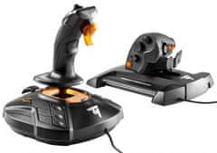 Thrustmaster Joystick T16000M FCS HOTAS, vključno s pedalom za plin, za PC (2960778)