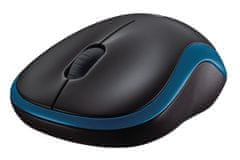 Logitech M185 nano/Office/Optical/1000 DPI/Wireless USB/Blue