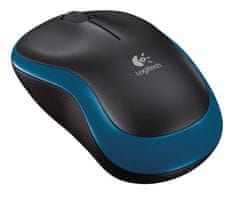 Logitech M185 nano/Office/Optical/1000 DPI/Wireless USB/Blue