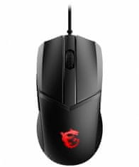 MSI Gaming Mouse CLUTCH GM41 Lightweight V2/ 16.000 dpi/ RGB osvetlitev/ 6 gumbov/ USB