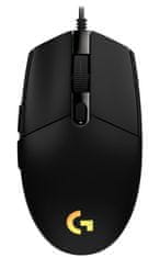 Logitech Gaming Mouse G203 LIGHTSYNC/ optična/ 6 gumbov/ 8000dpi/ USB/ črna