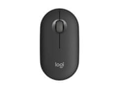 Logitech Pebble Mouse 2 M350s/Contemporary/Optical/4,000 DPI/Wireless Bluetooth/Graphite