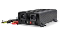 Nedis Napetostni pretvornik/ čisti sinusni val/ 24 V DC/230 V AC 50 Hz/ 1000 W (2000 W maksimalno)/ USB-A / USB-C/ 2x vtičnica tipa E