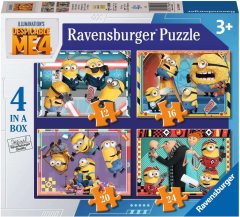 Ravensburger Sestavljanka I, zlobnež 4, 4v1 (12, 16, 20, 24 kosov)