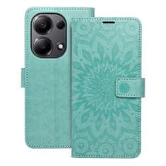 OEM MEZZO Knjižni ovitek za XIAOMI Redmi Note 13 Pro 4G / POCO M6 Pro 4G mandala green