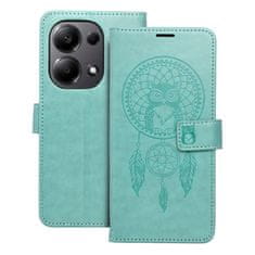 OEM MEZZO Knjižni ovitek za XIAOMI Redmi Note 13 Pro 4G / POCO M6 Pro 4G dreamcatcher green