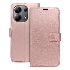 OEM MEZZO Knjižni ovitek za XIAOMI Redmi Note 13 4G mandala zlato roza