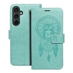 OEM MEZZO Kovček za knjigo za SAMSUNG S23 FE dreamcatcher green